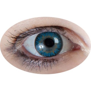 Lentilles de contact iris bleu