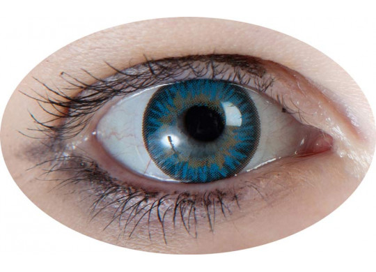 Lentilles de contact iris bleu