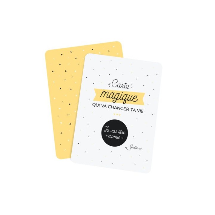 Carte à gratter Tu vas être mamie