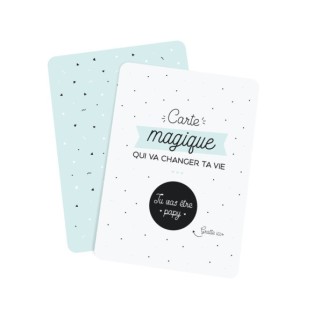 Carte à gratter Tu vas être papy