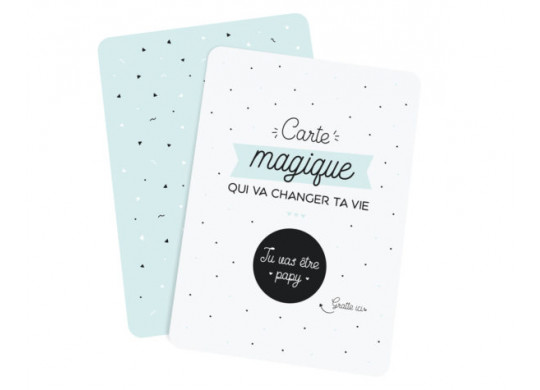 Carte à gratter - Tu vas être Mamie - Idée box cadeau