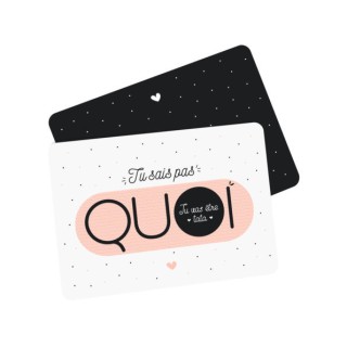 Carte à gratter Tu vas être tata