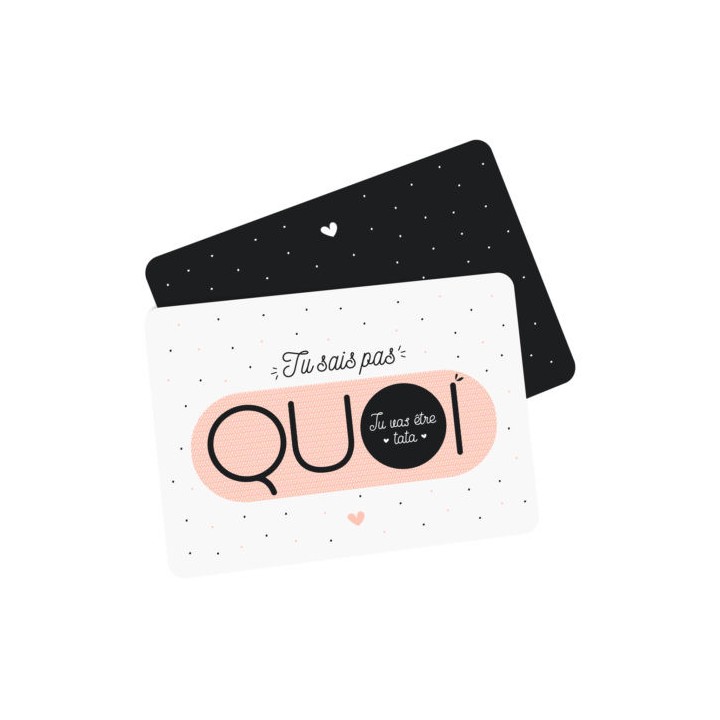 Carte à gratter Tu vas être tata