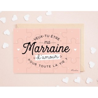 Puzzle Veux-tu être ma marraine ?