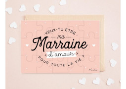 Puzzle Veux-tu être ma marraine ?