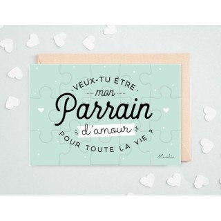 Puzzle Veux-tu être mon parrain ?