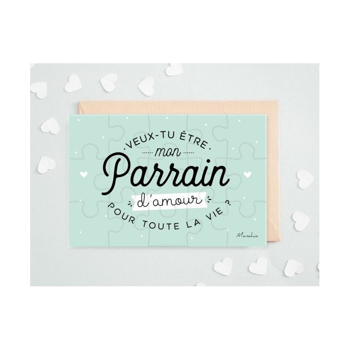 Puzzle Veux-tu être mon parrain ?