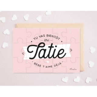 Puzzle Tu vas être tatie