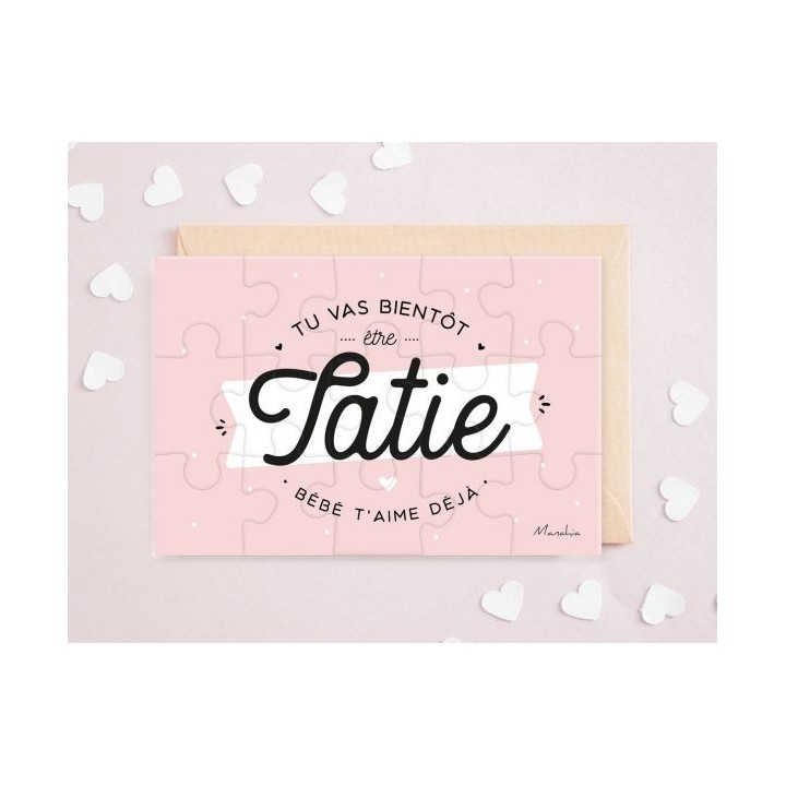 Puzzle Tu vas être tatie