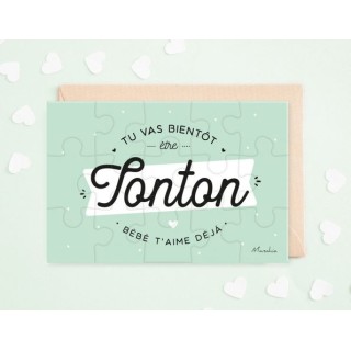 Puzzle Tu vas être tonton