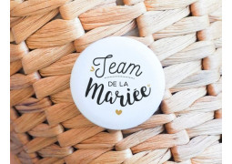 Badge Team de la mariée