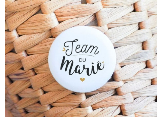 Badge Team du marié