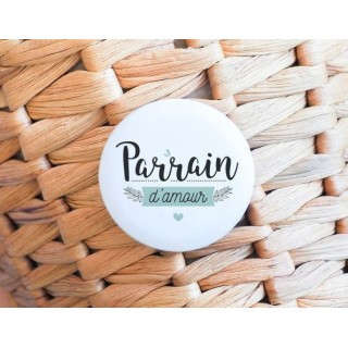 Badge Parrain d'amour