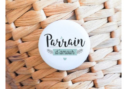 Badge Parrain d'amour