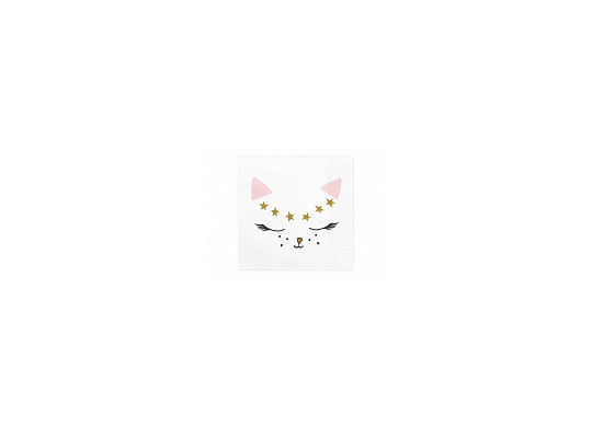 Serviettes chat