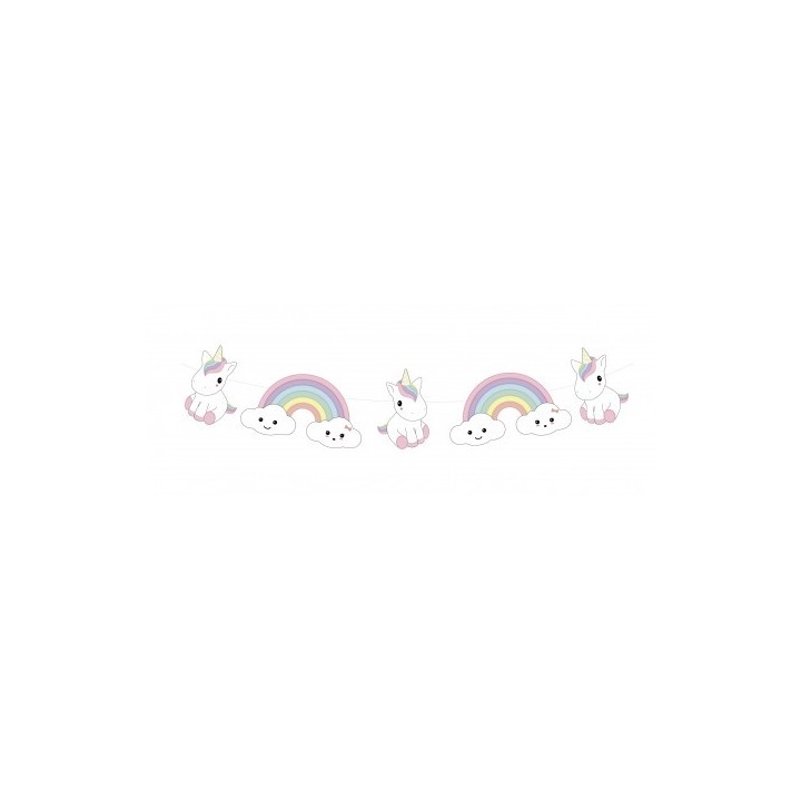 Guirlande baby licorne