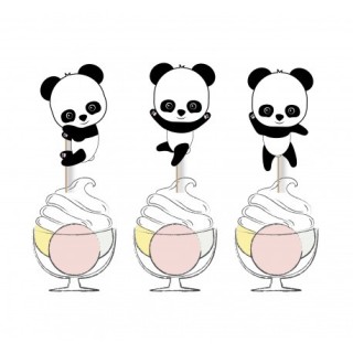 Cake topper Baby panda