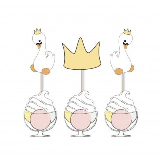 Cake topper Baby cygne
