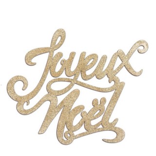 Mot Joyeux Noël or