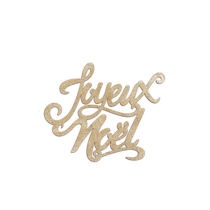 Mot Joyeux Noël or