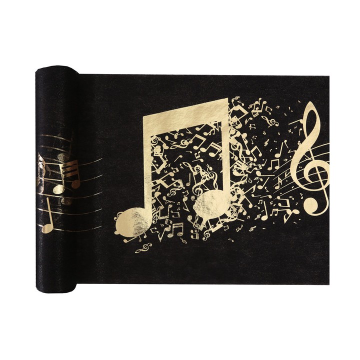 Chemin de table disque d'or