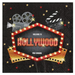 20 serviettes Hollywood