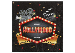 20 serviettes Hollywood