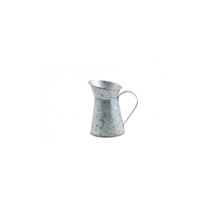 Cruche à lait zinc 7x10cm - Article de fête