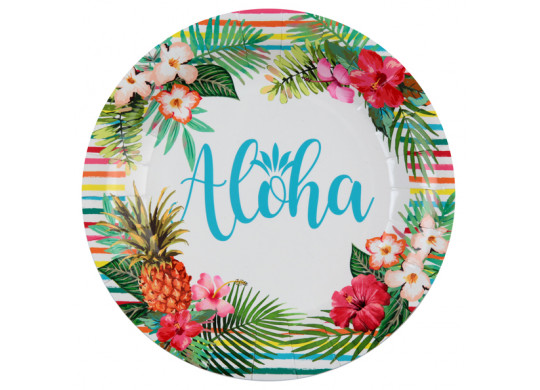 10 assiettes aloha