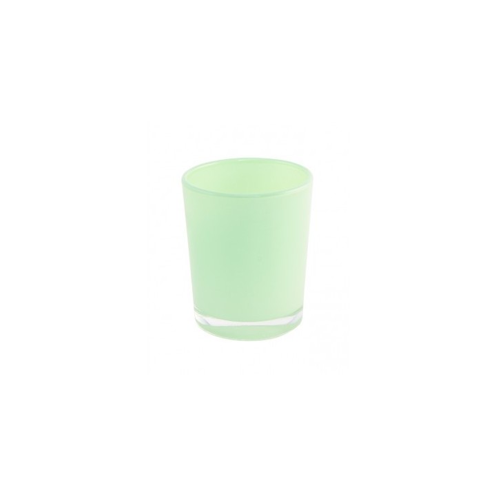 Bougeoir brillant vert pastel