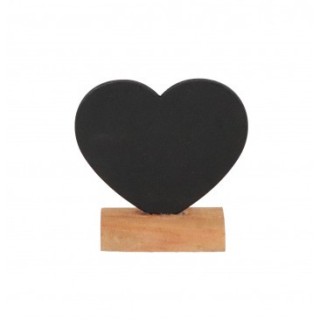 Marque place coeur ardoise