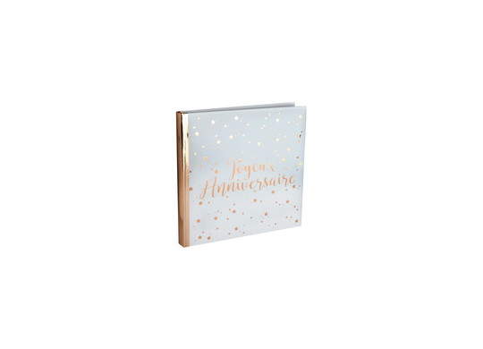 Livre d'or Joyeux anniversaire rose gold