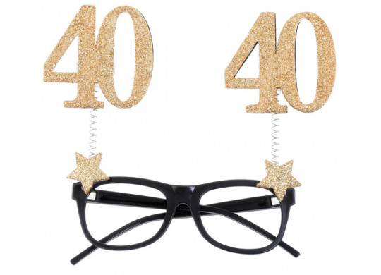 Lunettes anniversaire "40"