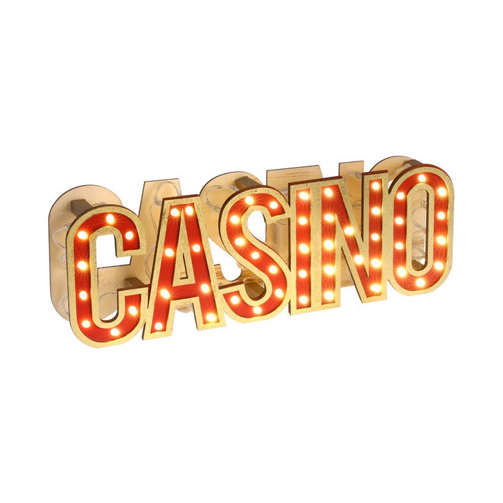 Centre de table casino lumineux
