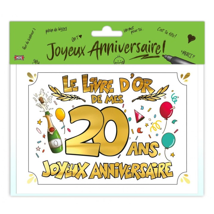 Livre d'or 20 ans