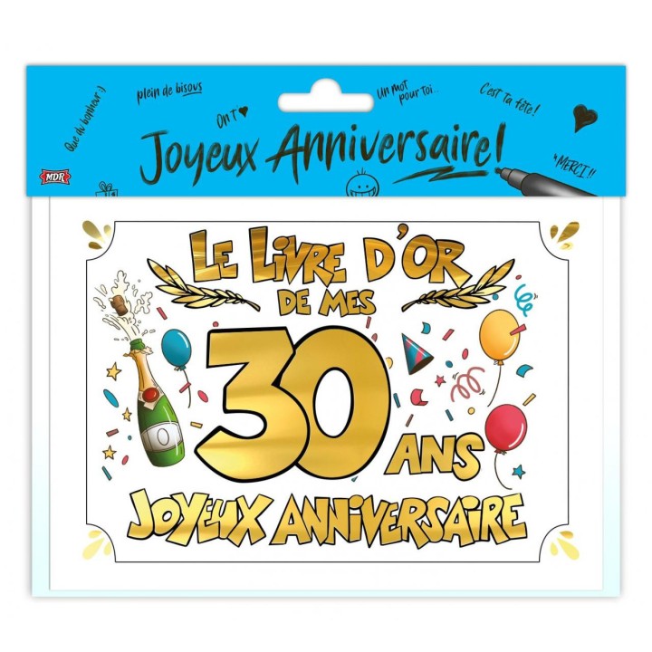 Livre d'or 30 ans