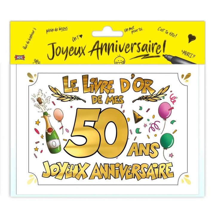 Livre d'or 50 ans