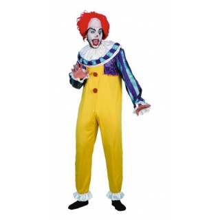 Costume homme clown de l'horreur