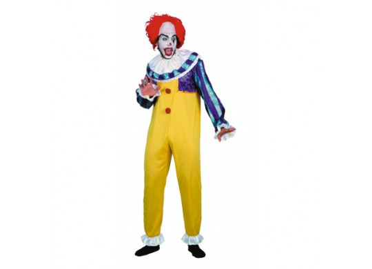 Costume homme clown de l'horreur