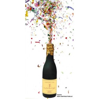 Bouteille à confettis