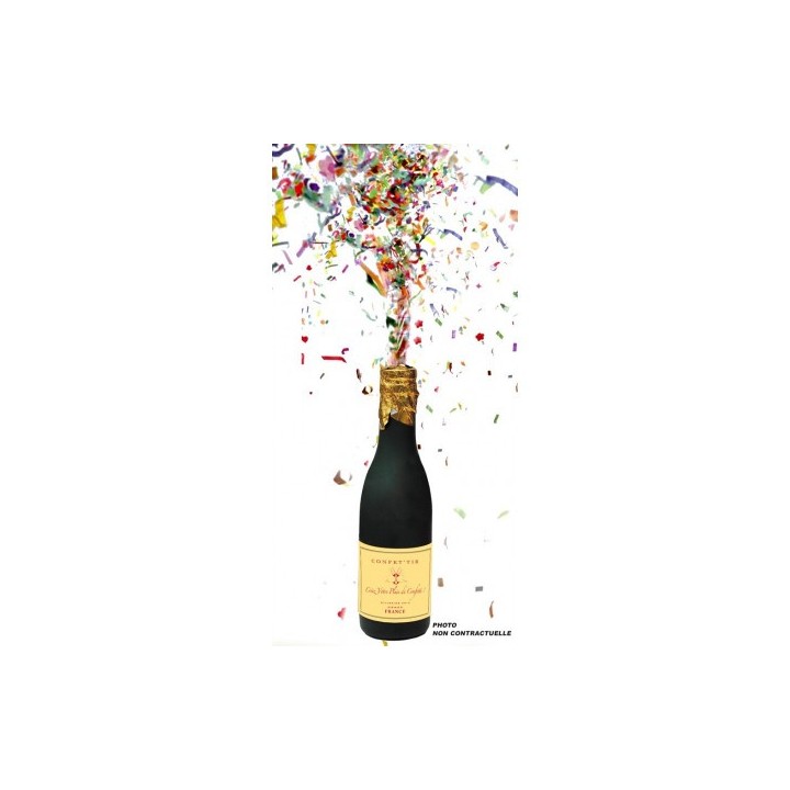 Bouteille à confettis