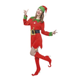 Costume adulte femme lutin de Noël