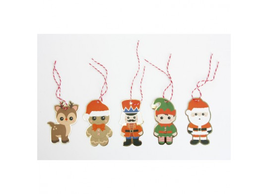 10 Etiquettes cadeaux sweety Xmas