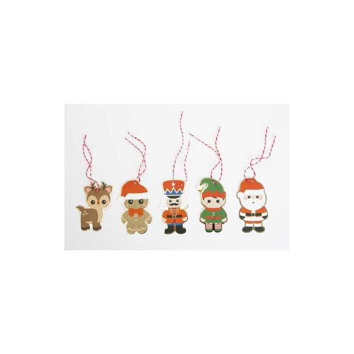 10 Etiquettes cadeaux sweety Xmas
