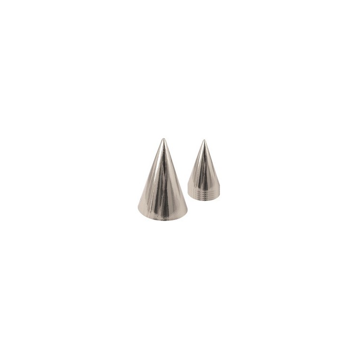 6 chapeaux pointus argent