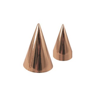 6 chapeaux pointus rose gold