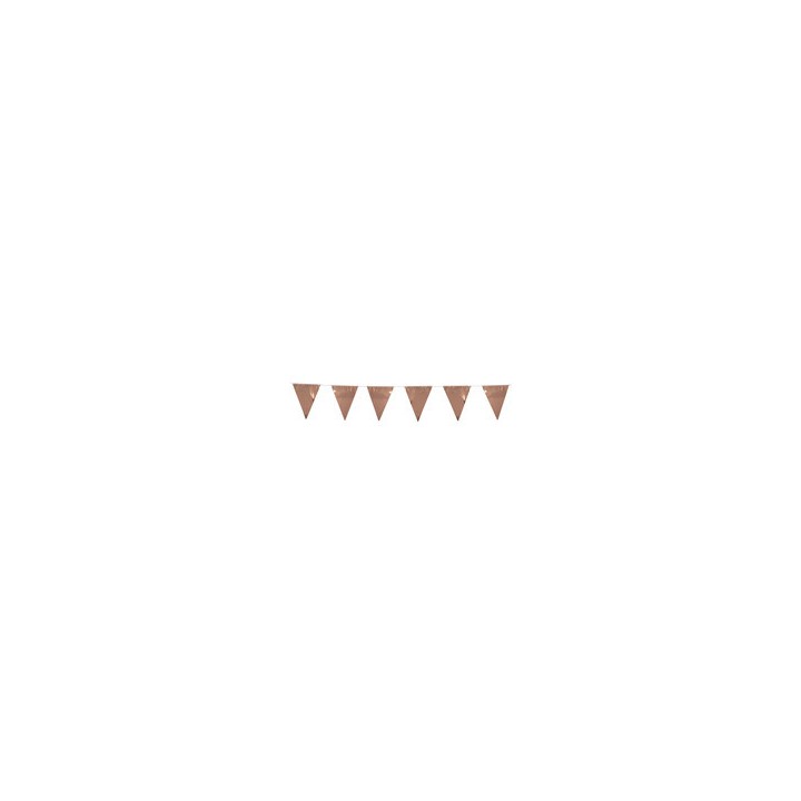 Guirlande fanion métal rose gold