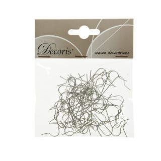 50 attaches boule argent