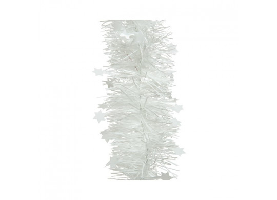 Guirlande lametta étoiles blanc