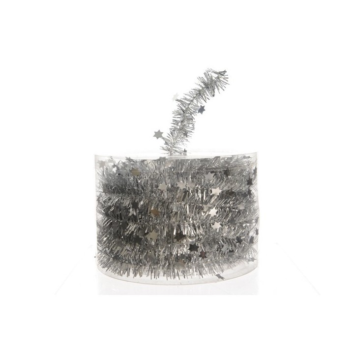Guirlande lametta sur fil de fer argent